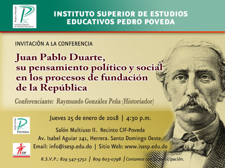 Conferencia sobre Juan Pablo Duarte